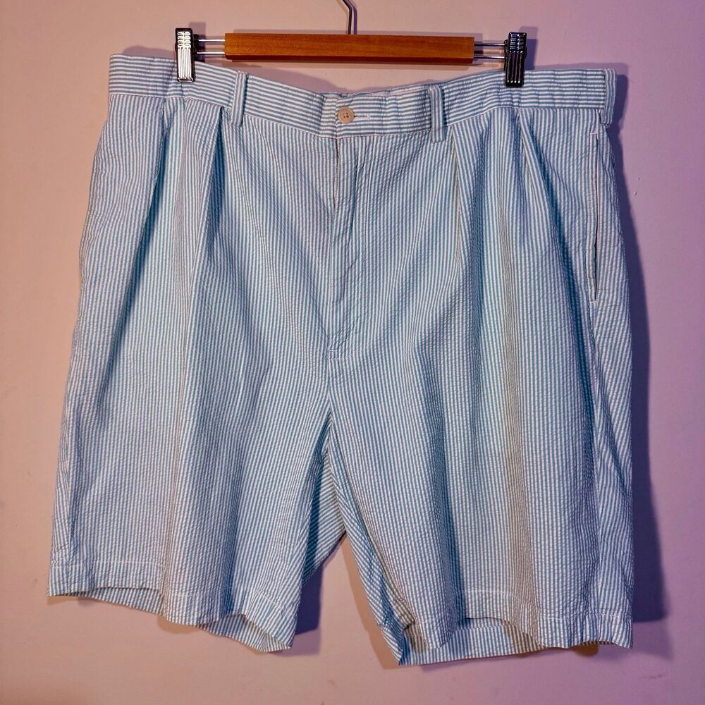 Vintage Polo Golf Ralph Lauren cotton Seersucker Shorts Men's Size 40